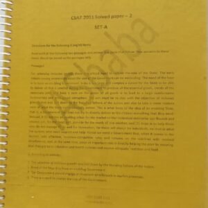 CSAT 2011 Solved paper-2
