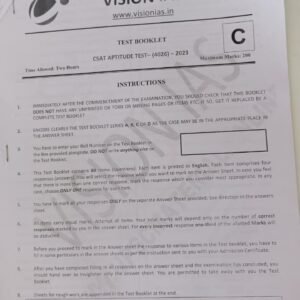 VISION IAS CSAT APTITUDE TEST-(4026)-2023