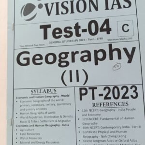Geography(II) Test-04 VISION IAS